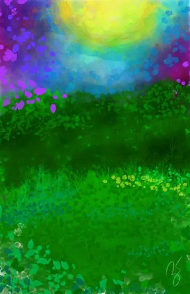 Leaf - Experimental Painting